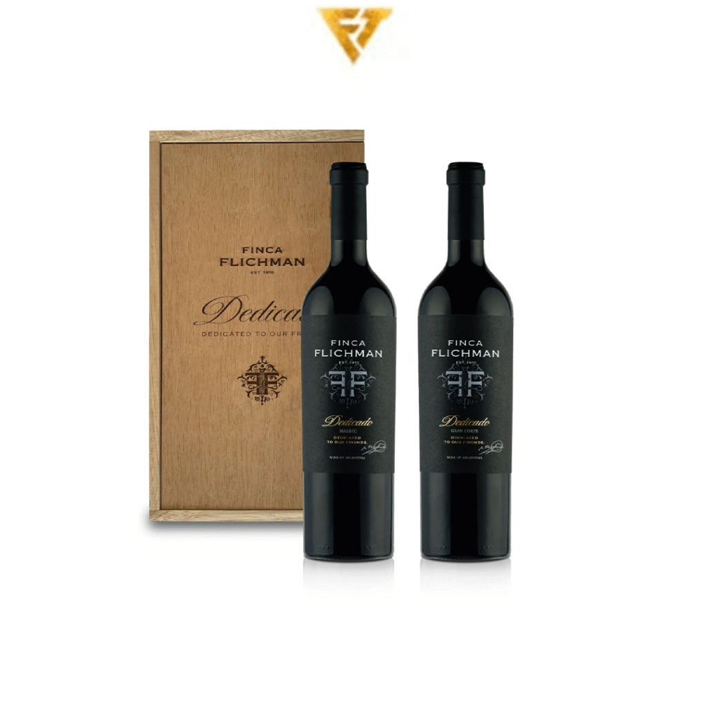 Estuche Bodega Flichman x3 Botellas 750cc
