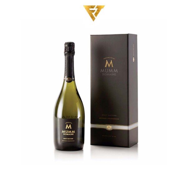 Estuche Champagne Mumm Domaine Brut Nature 750cc