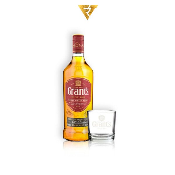 Whisky Grants Con Vaso Sin Estuche 750cc