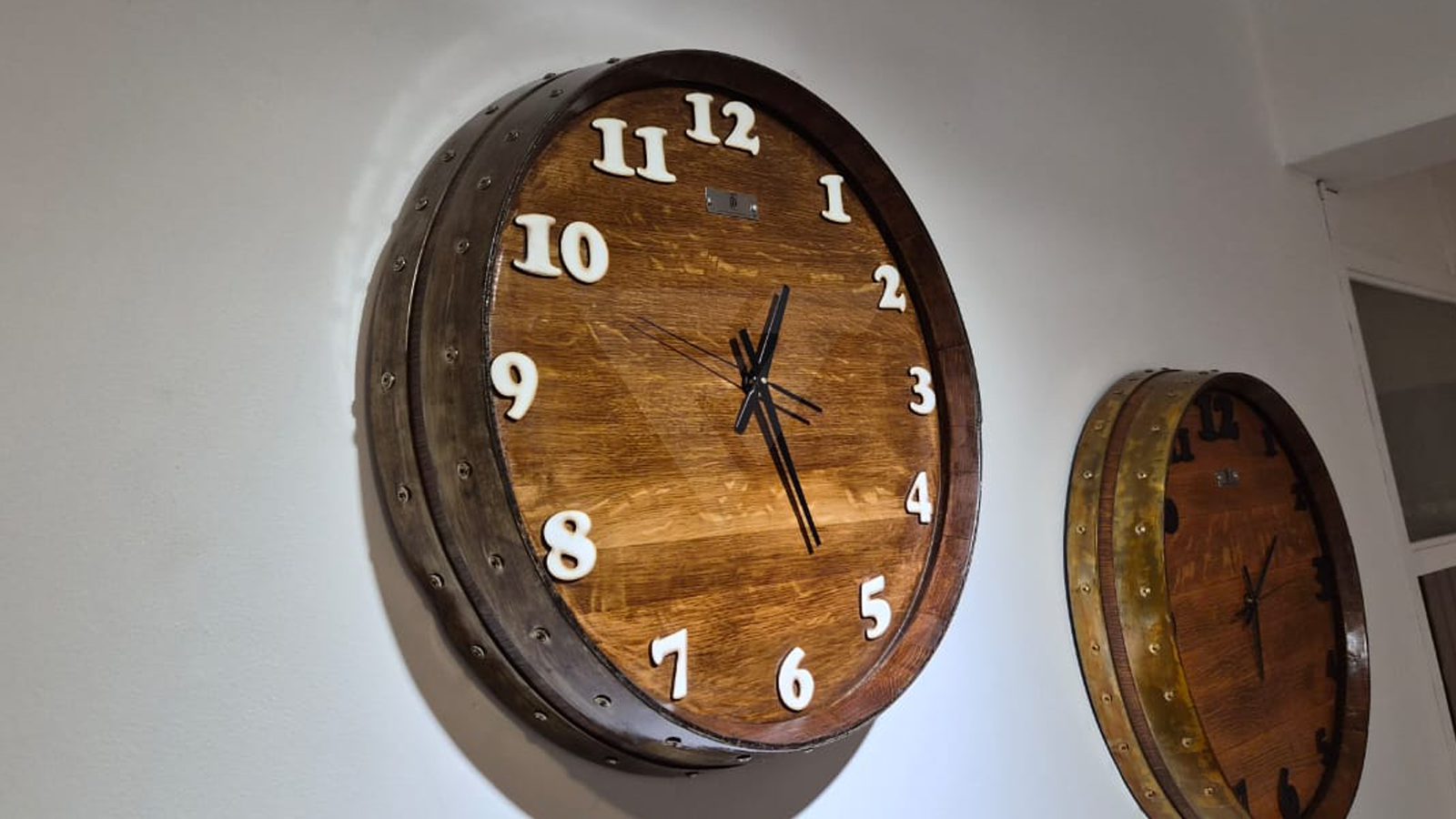 Relojes Doble Fleje Roble