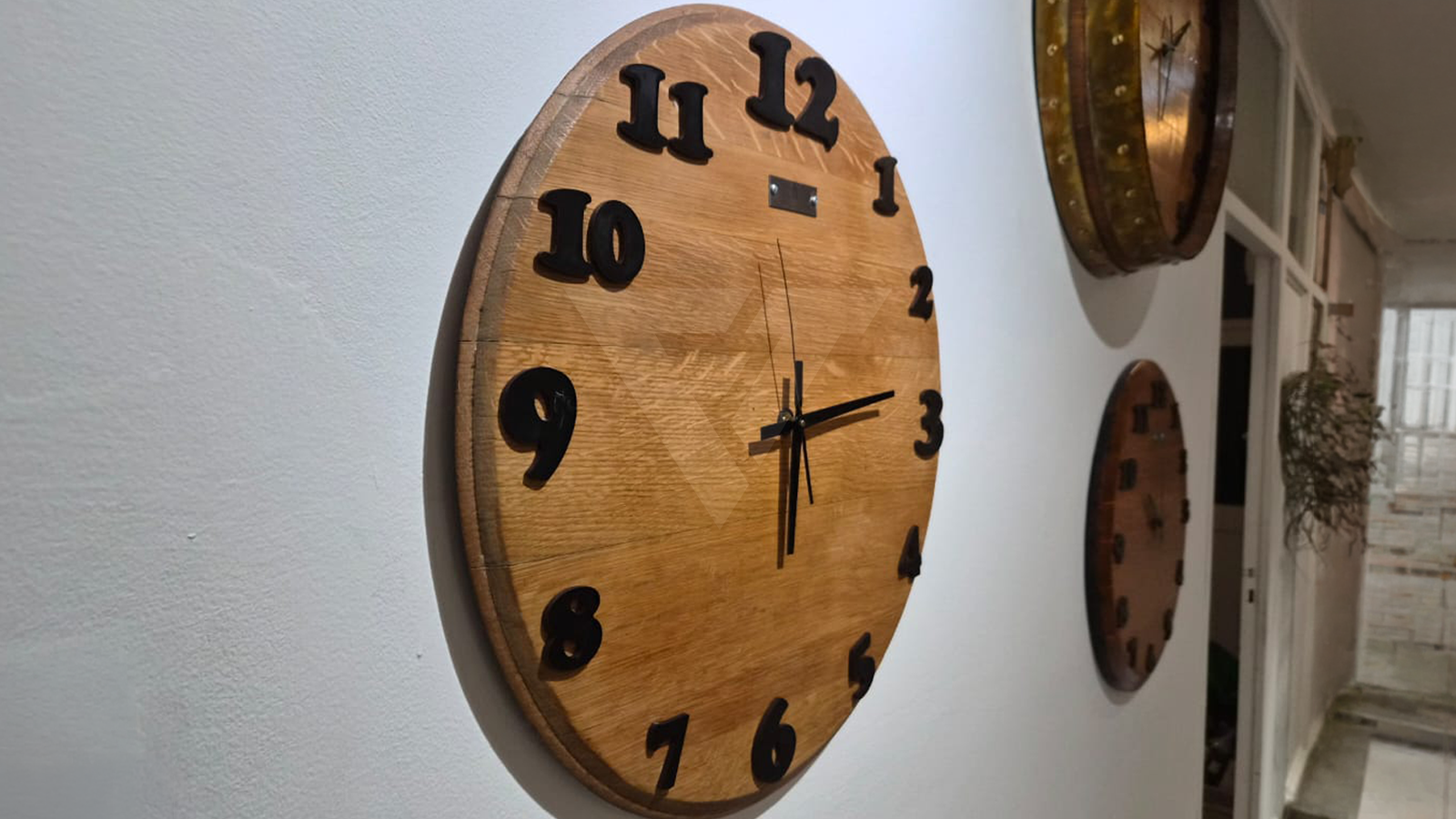 Relojes simples roble
