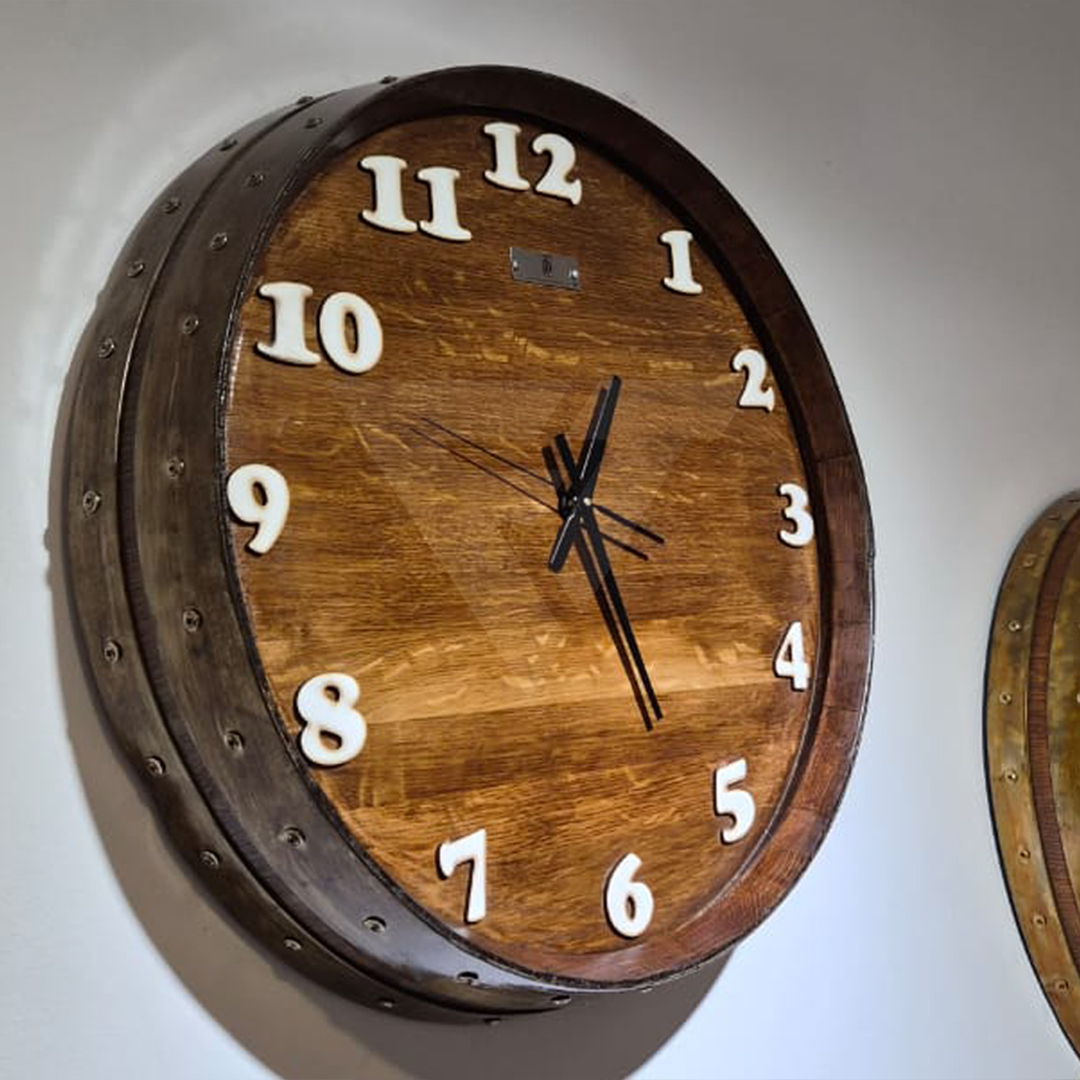 Relojes Doble Fleje Roble