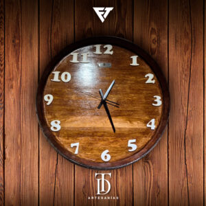Relojes Doble Fleje Roble